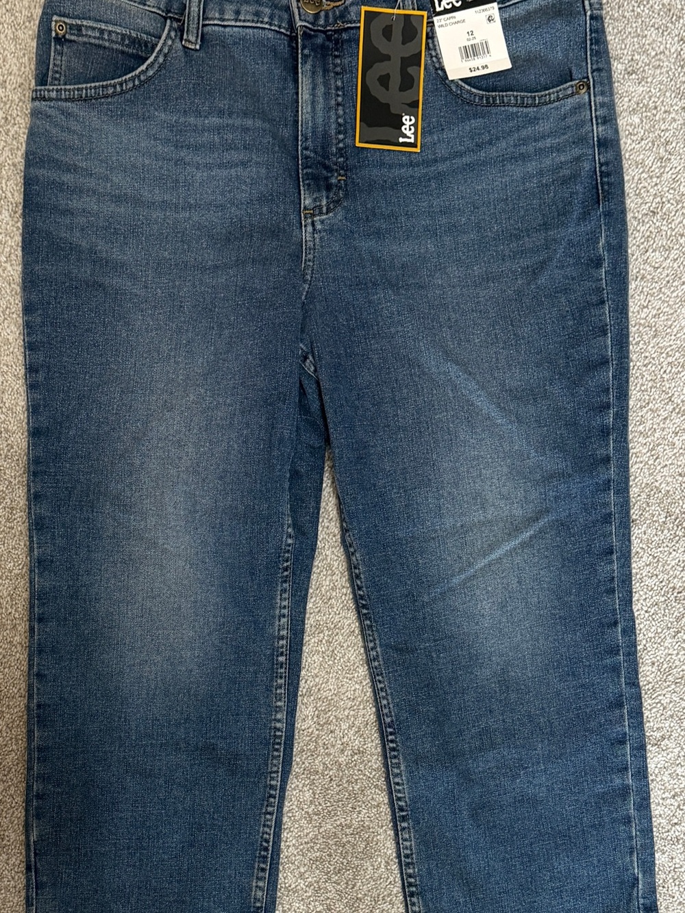 Lee Men’s Dark Blue Straight Jeans